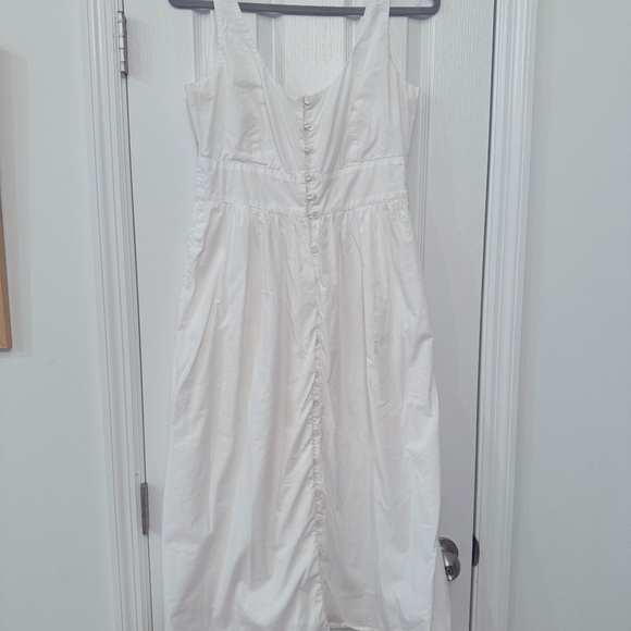 Re-imagined by J. Crew White Button Down Dress - Picture 2 of 5